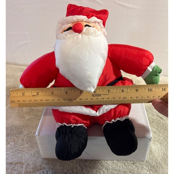Vitg Easton Court Nylon Plush Santa Claus Doll Red & White Christmas Polyester - Picture 7 of 7